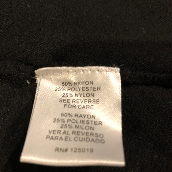 JOSEPH A. Oversized black v-neck - Picture 4 of 4